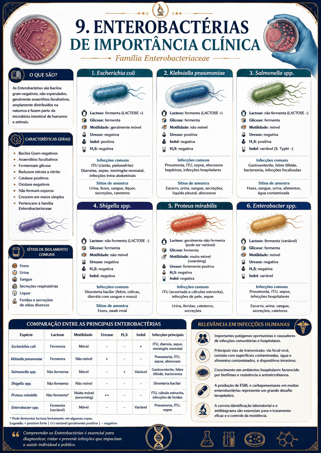 Enterobactérias de importância clínica