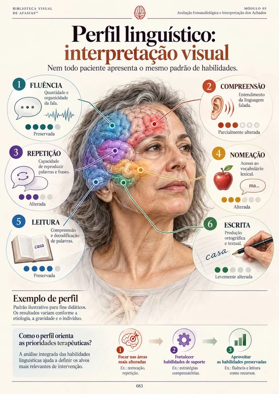 Perfil linguístico: interpretação visual